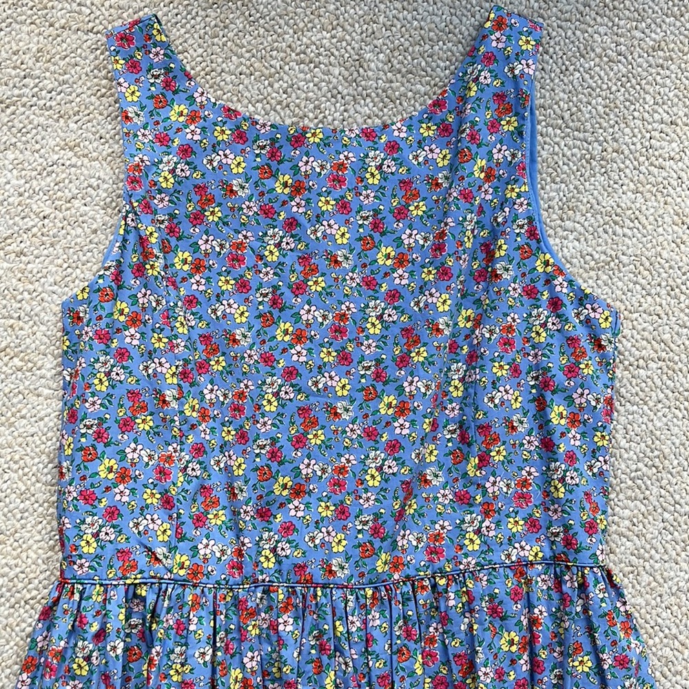 Girls Ralph Lauren poplin floral dress, size 16.